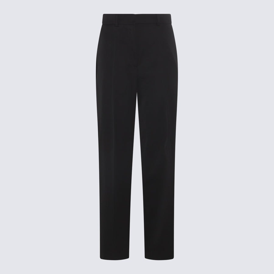 Lanvin 100% Wool trousers in black
