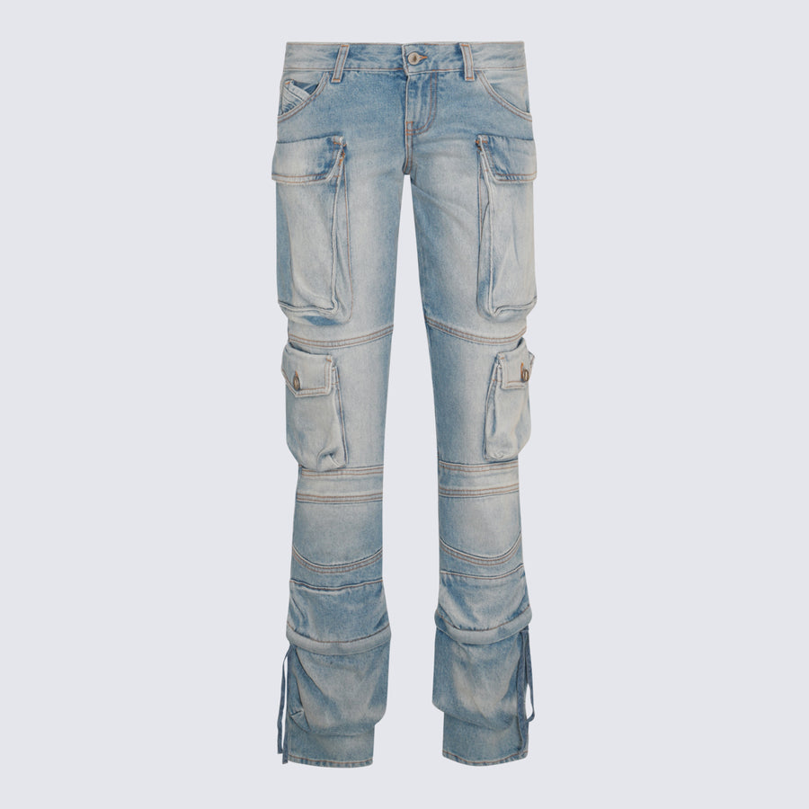The Attico 100% cotton jeans in blue