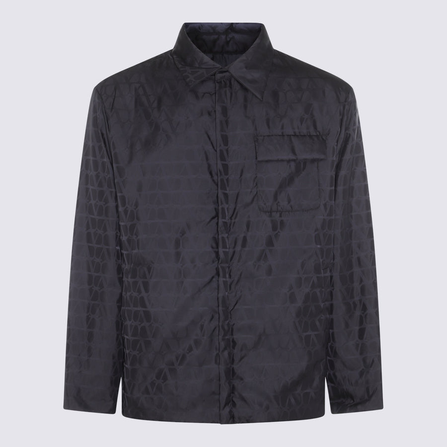 Valentino 100% Polyester jacket in black