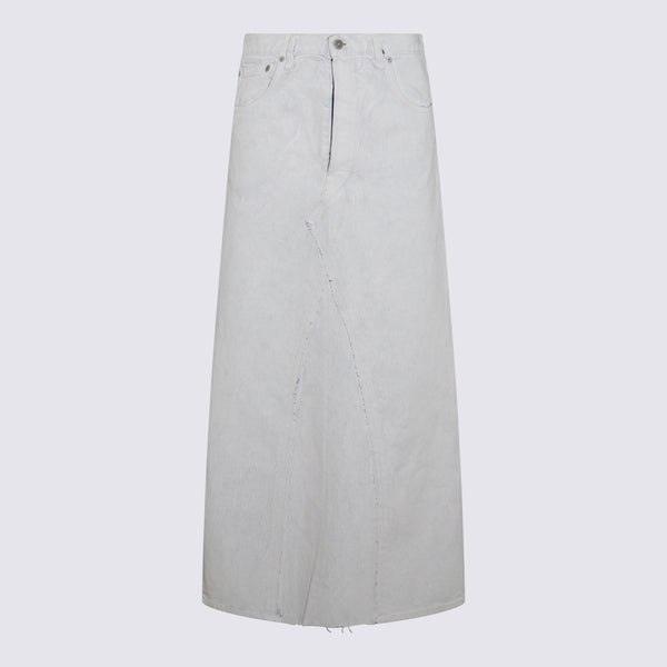 Maison Margiela 100% Cotton skirt in white