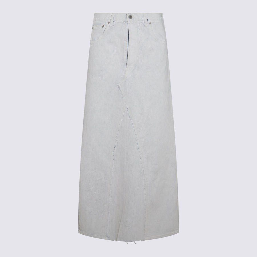 Maison Margiela 100% Cotton skirt in white