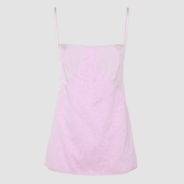 Jil Sander 43% Cotton tank top in pink