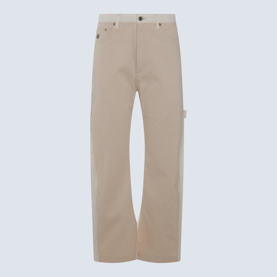 Stella McCartney 54% Polyester jeans in beige