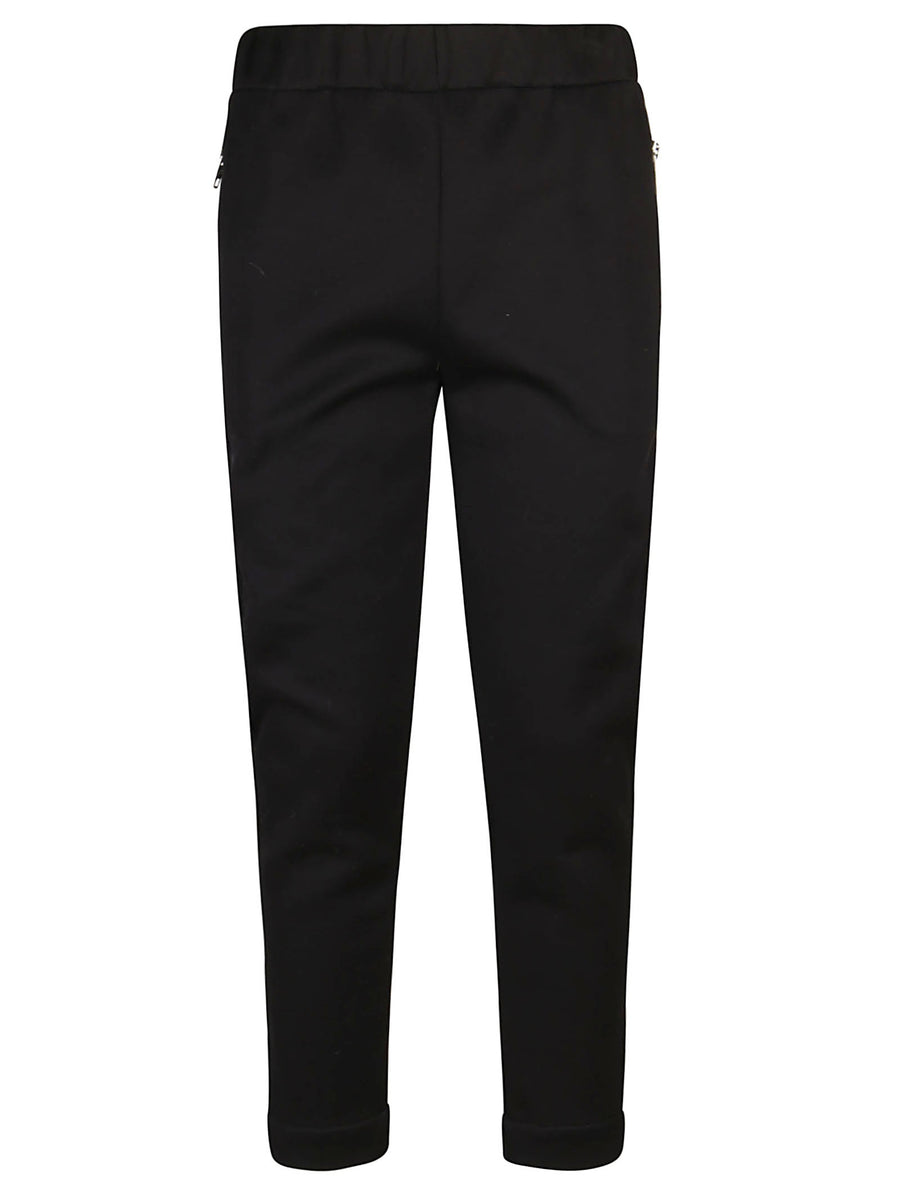 Alexander McQueen 62% Cotton trousers in black