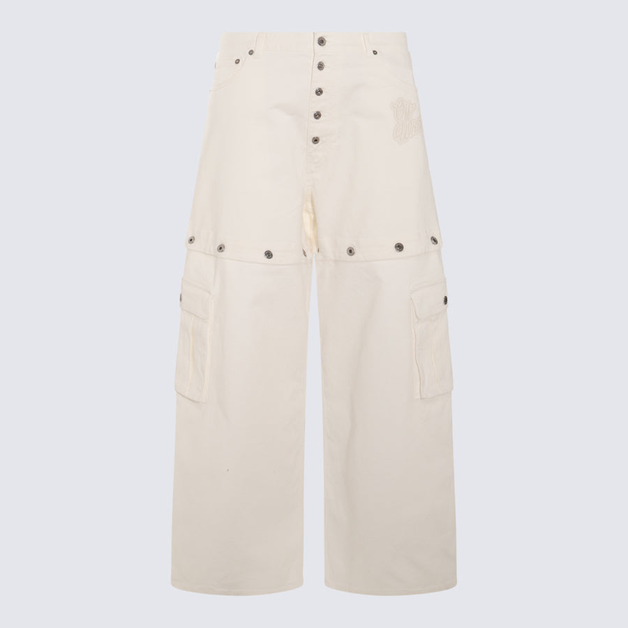 Off-White 98% Cotton jeans in white