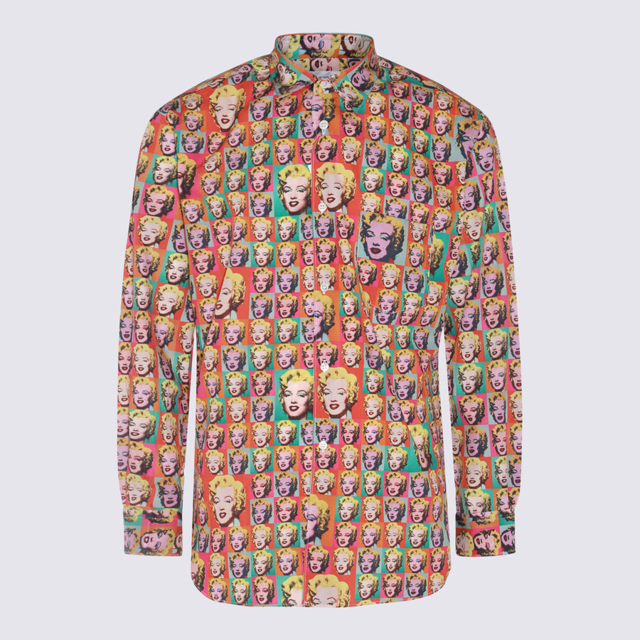Comme des Garçons 100% Cotton shirt in multicolor