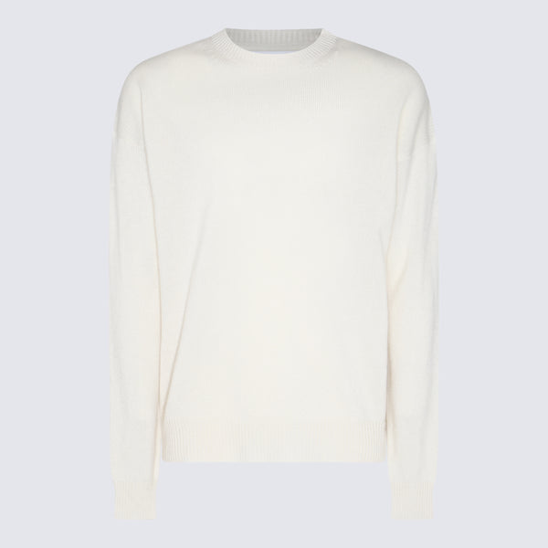 Jil Sander 100% Cotton sweater in white