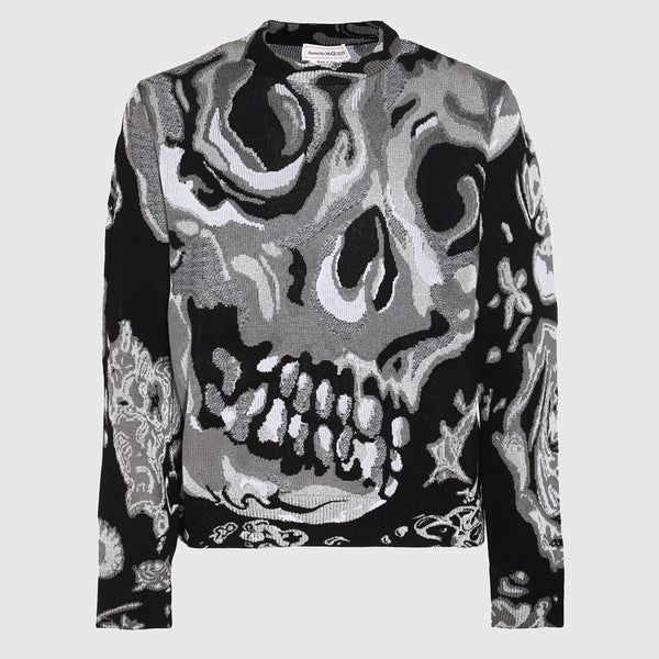 Alexander McQueen 58% Viscose sweater in black
