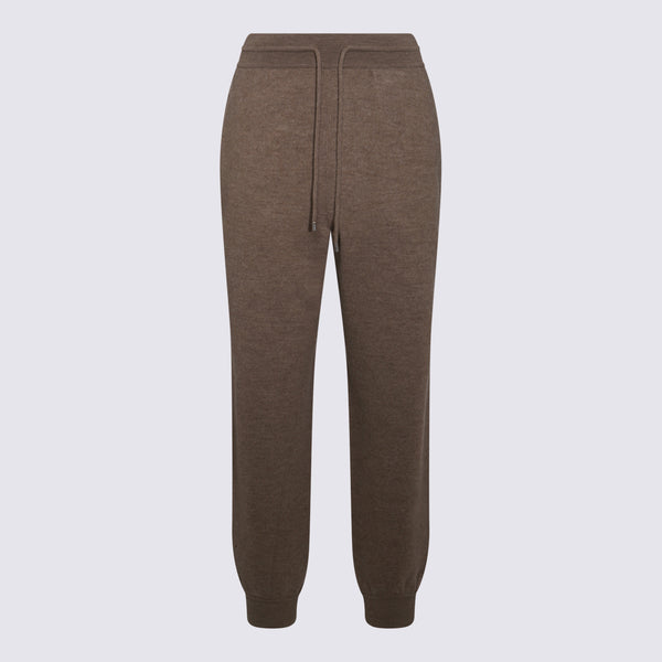 Loro Piana 100% Virgin Wool joggers in brown