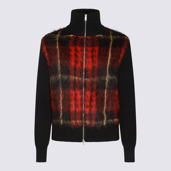 Alexander McQueen 72% Mohair cardigan in black