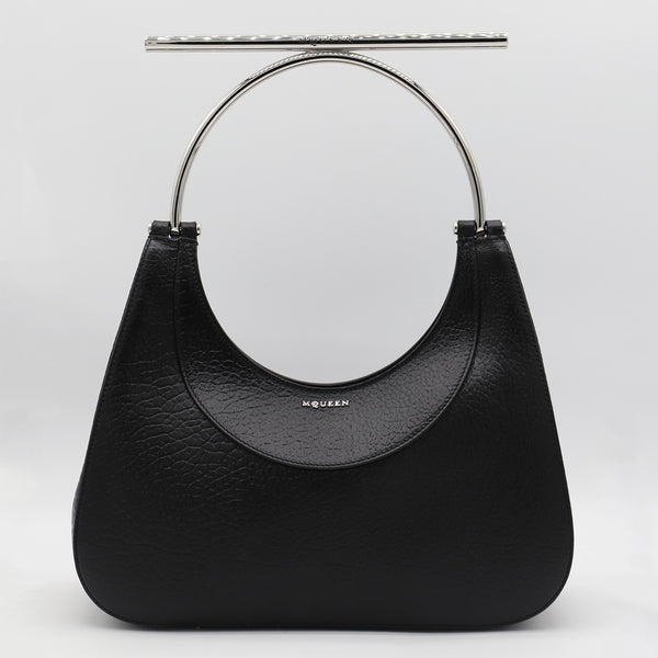Alexander McQueen Leather shoulder bag in black