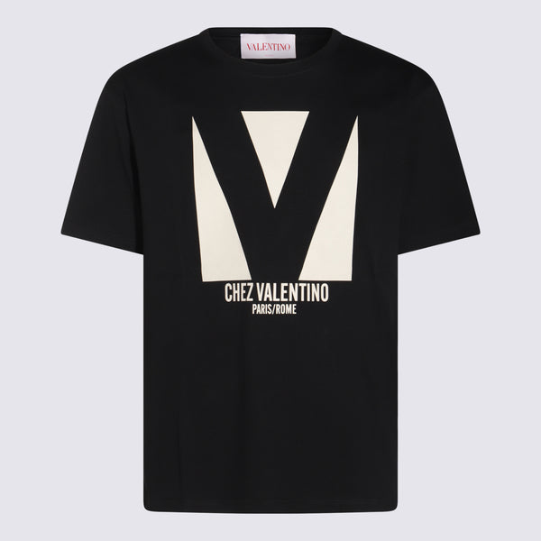 Valentino 100% Cotton t-shirt in black