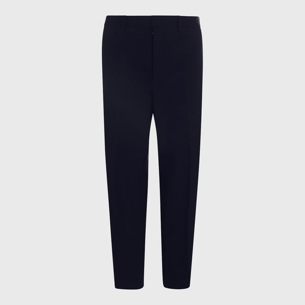 Jil Sander 100% cotton trousers in navy