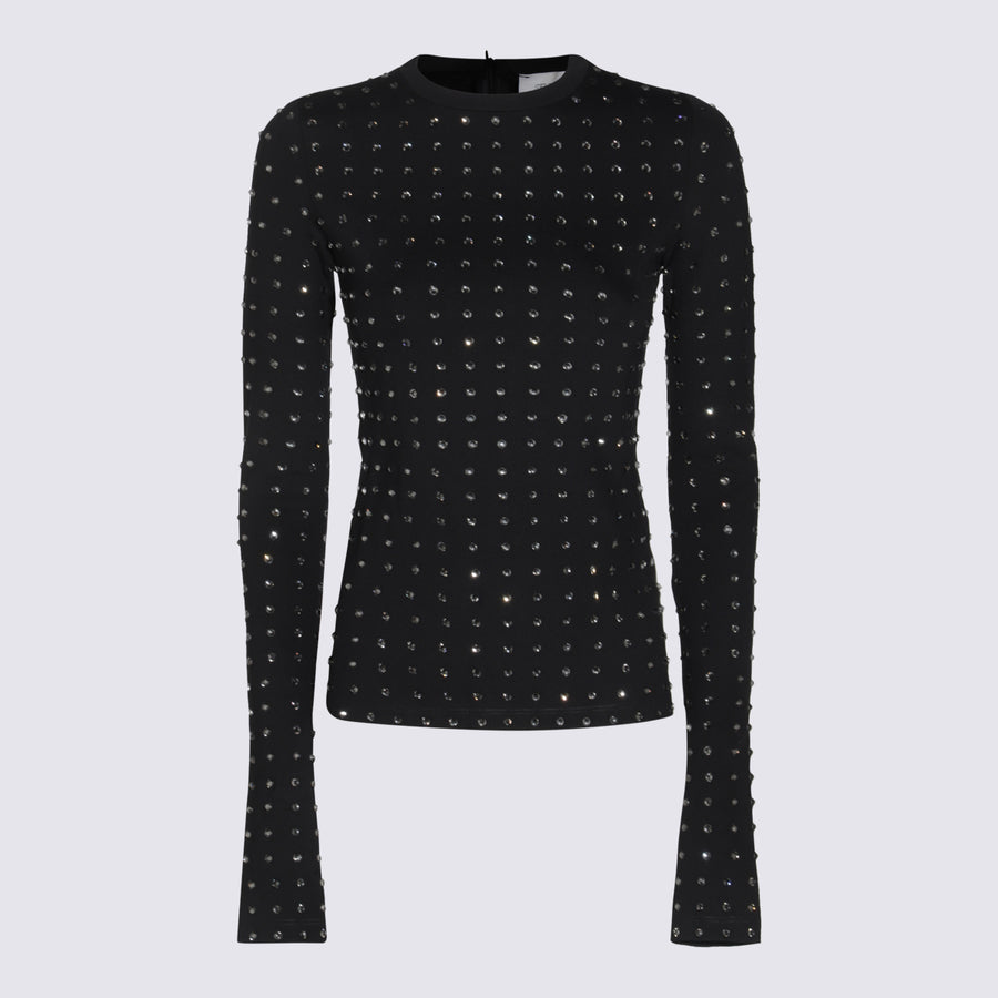 Sportmax 82% nylon blouse in black