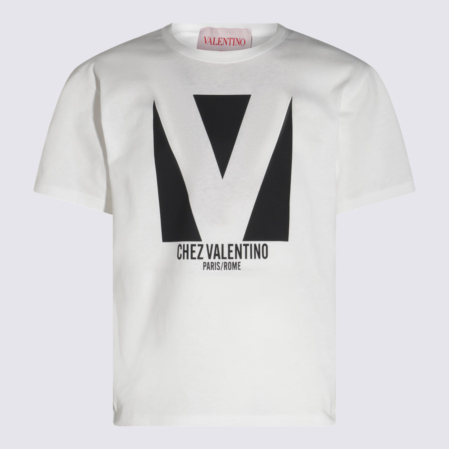 Valentino 100% cotton t-shirt in white