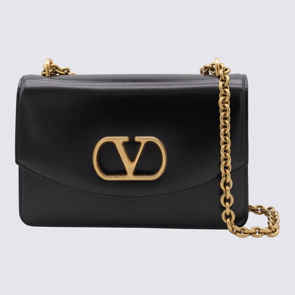 Valentino Garavani 100% Leather (Ovis Aries) shoulder bag in black
