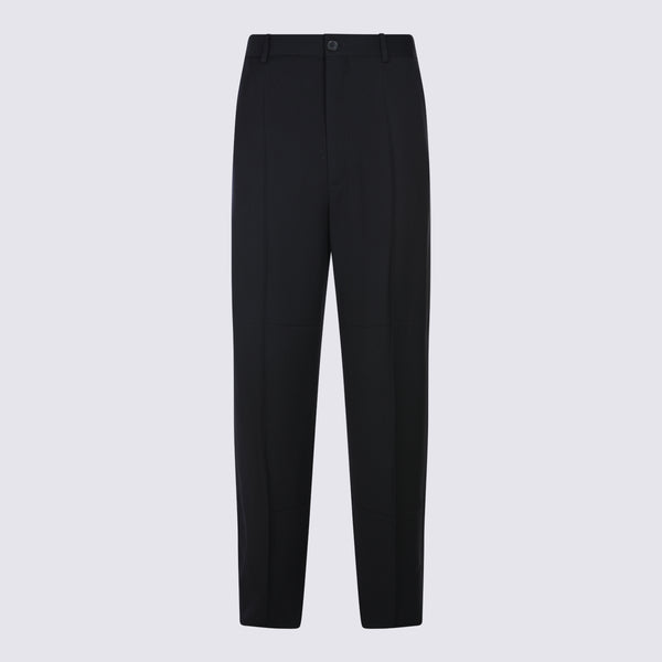 Balenciaga 54% Viscose trousers in black