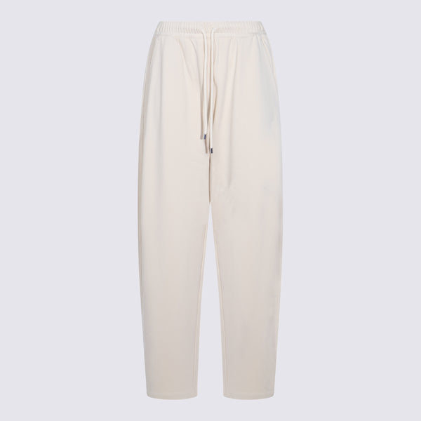 Sportmax 87% Cotton trousers in beige