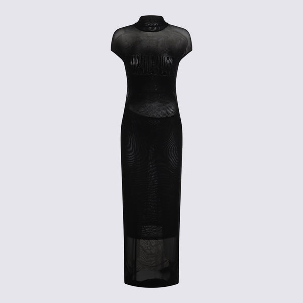 Jean Paul Gaultier 94% PA dress in black