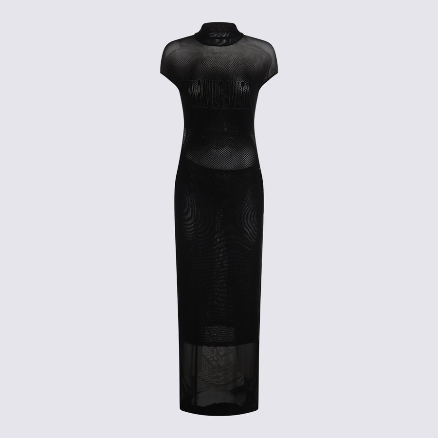 Jean Paul Gaultier 94% PA dress in black