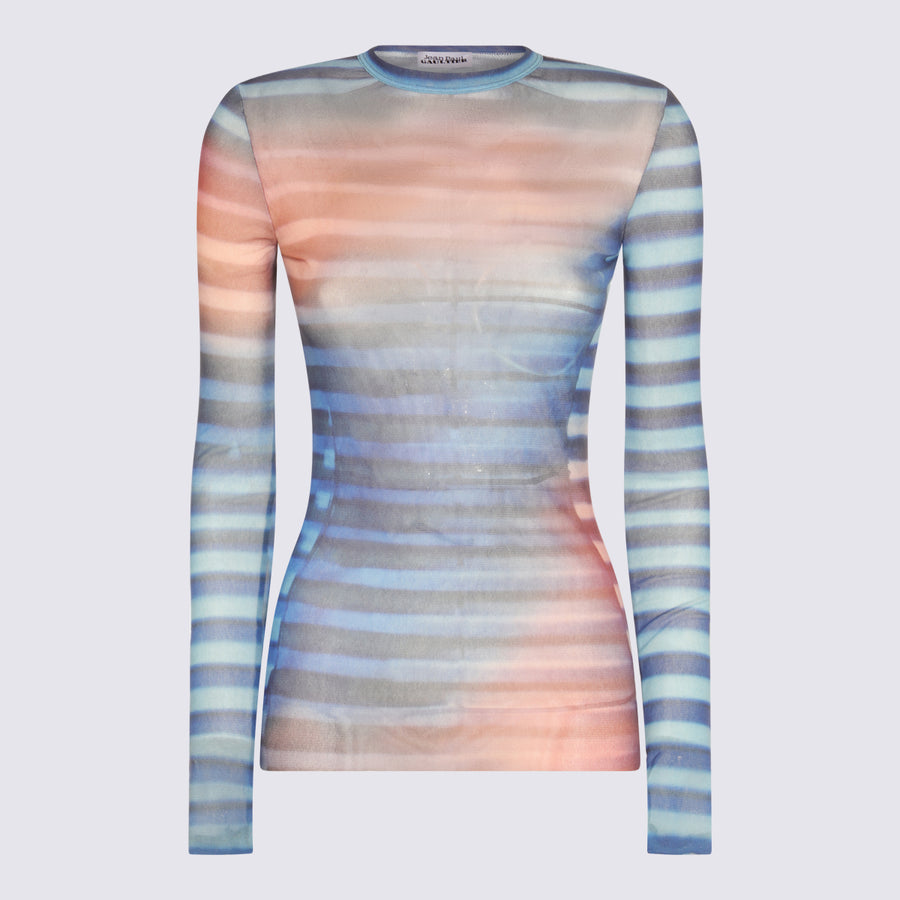 Jean Paul Gaultier 100% PA top in multicolor
