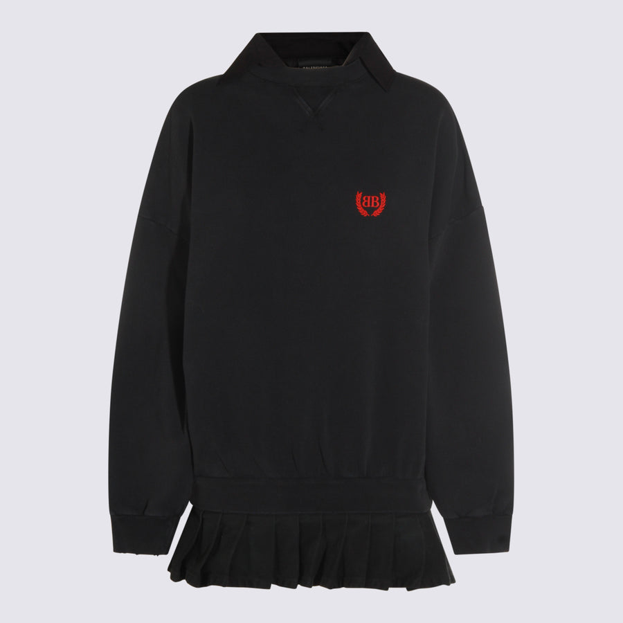 Balenciaga 100% Cotton dress in black