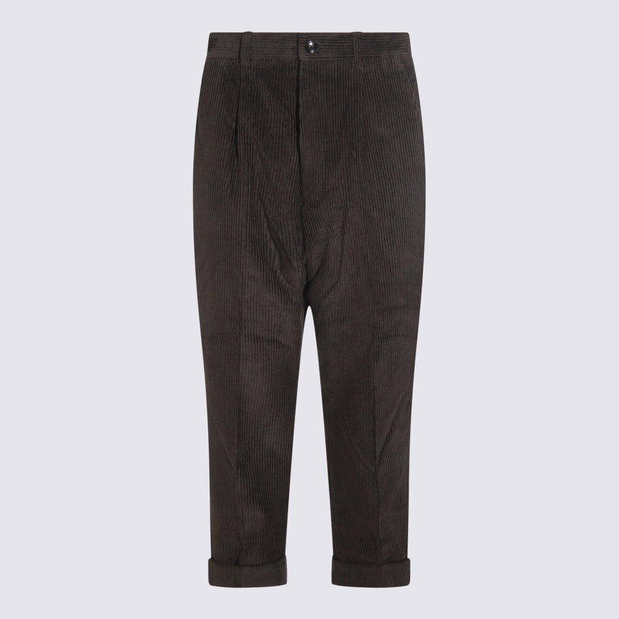 AMI Paris 100% Cotton trousers in gray