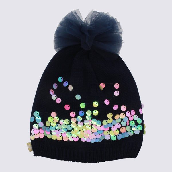 Billieblush U21510 100% Polyester winter hat in black