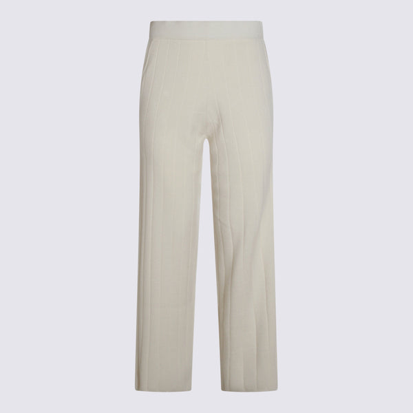 Max Mara 100% Wool trousers in beige