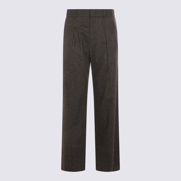 Isabel Marant 40% Wool trousers in bronze