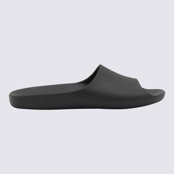 The Row Upper: 100% EVA; Sole: 100% EVA slide in black