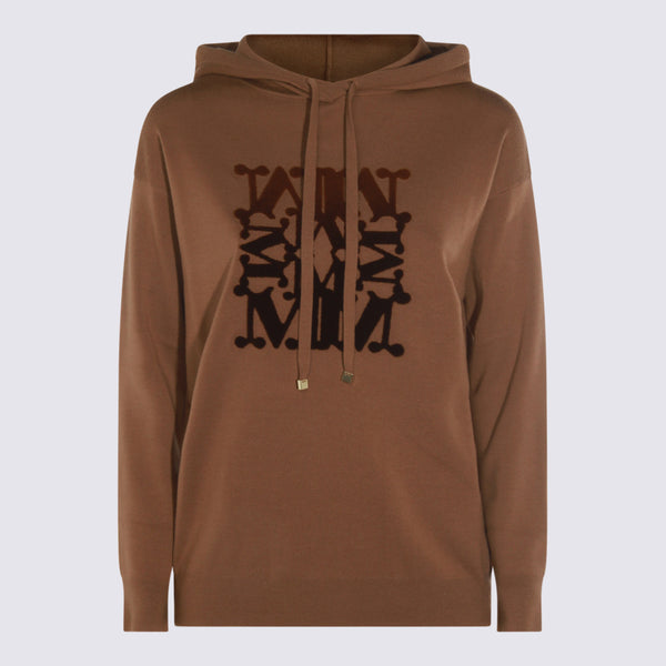 Max Mara 100% Viscose sweatshirt in brown