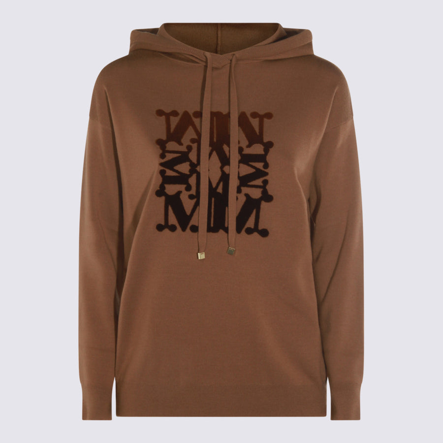 Max Mara 100% Viscose sweatshirt in brown