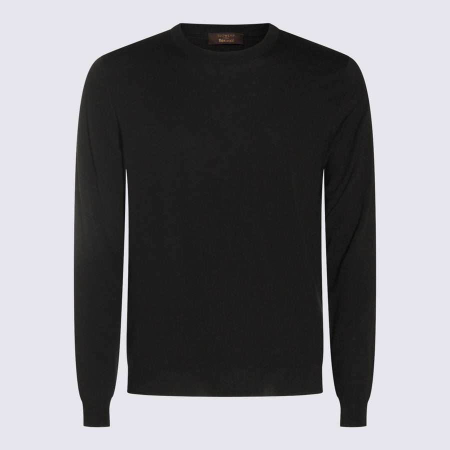 Zanone 95% Virgin Wool sweater in black