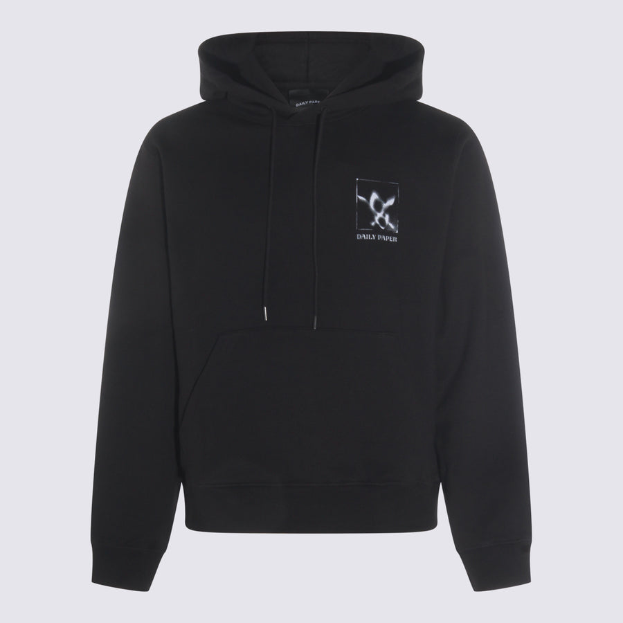 Daily Paper Uomo 100% Cotton hoodie in black