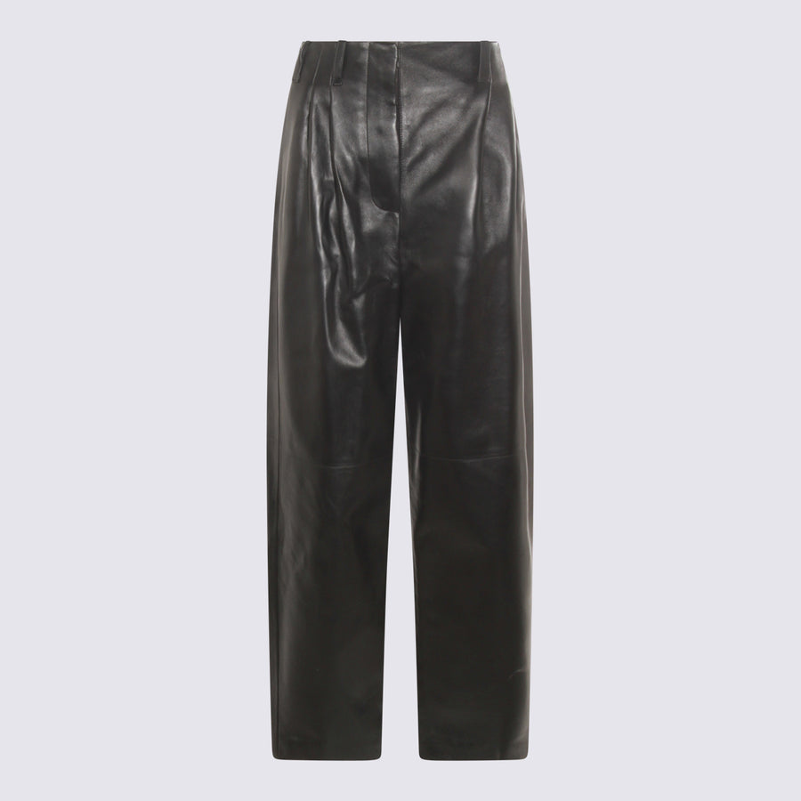 Givenchy 100% leather trousers in black