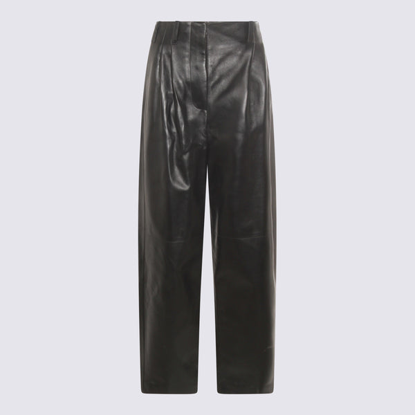 Givenchy 100% leather trousers in black