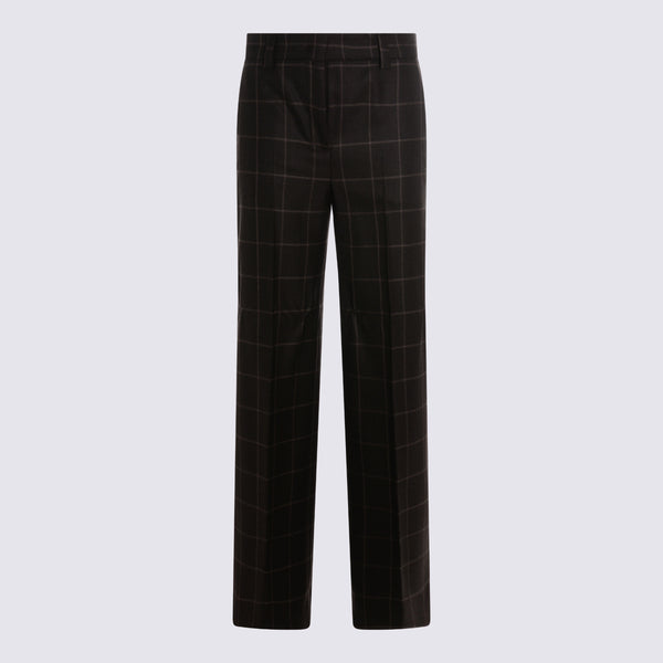 Incotex 100% virgin wool trousers in black