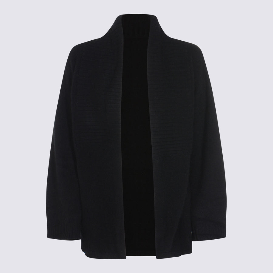Not Shy 100% Wool cardigan in black
