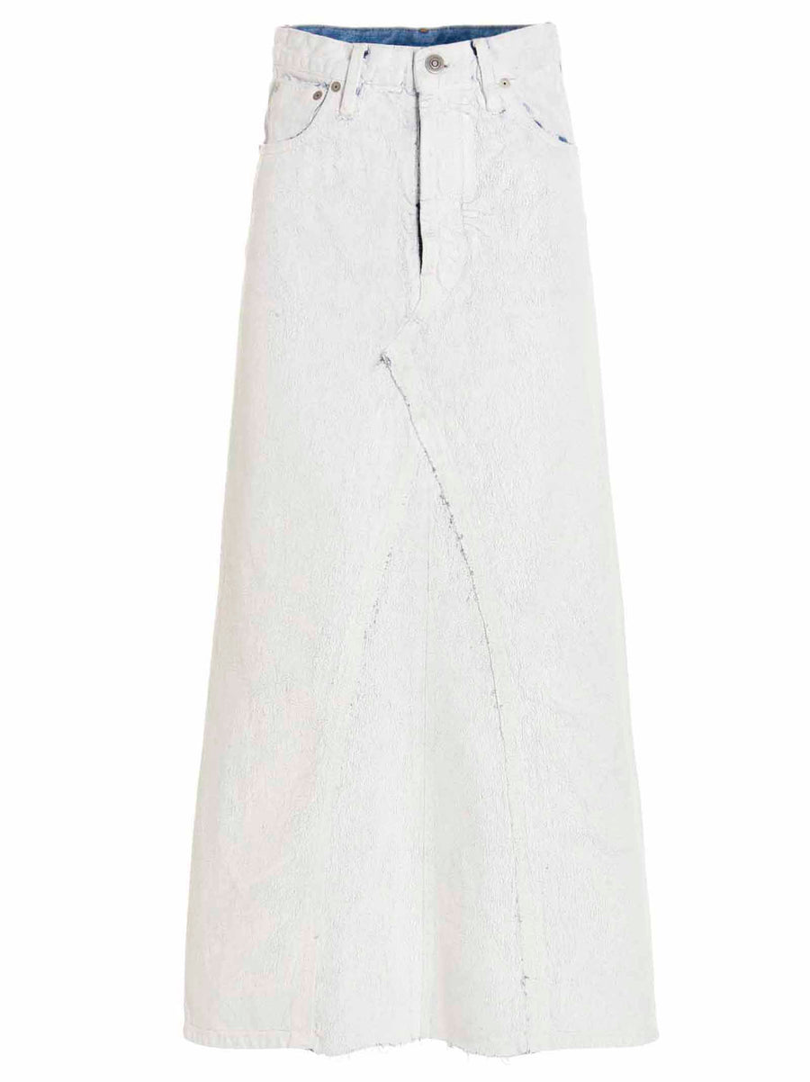 Maison Margiela بيانكيتو تنورة — أبيض
