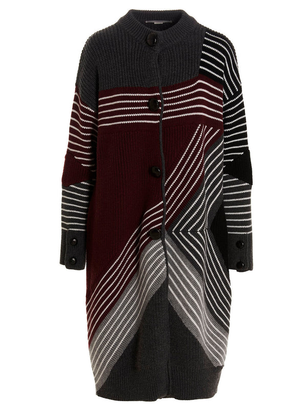 Stella Mccartney معطف — رمادي فحمي