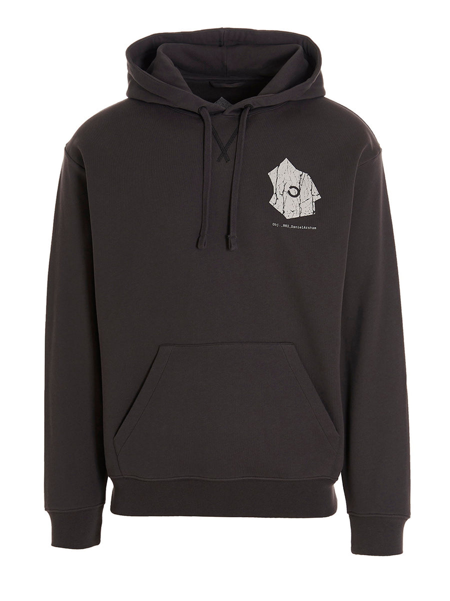 Objects Iv Life Cotton hoodie in charcoal