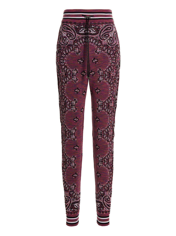 Amiri joggers in burgundy