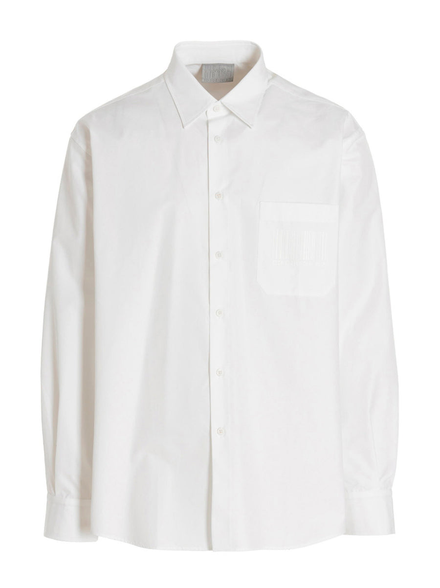Vtmnts Cotton Shirt — White