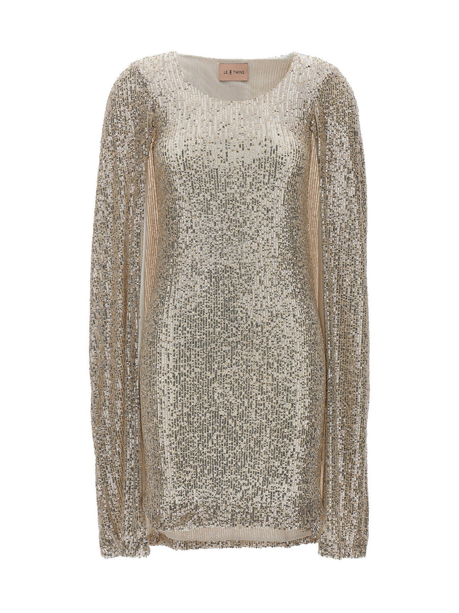 Le Twins Villa Dress — Champagne