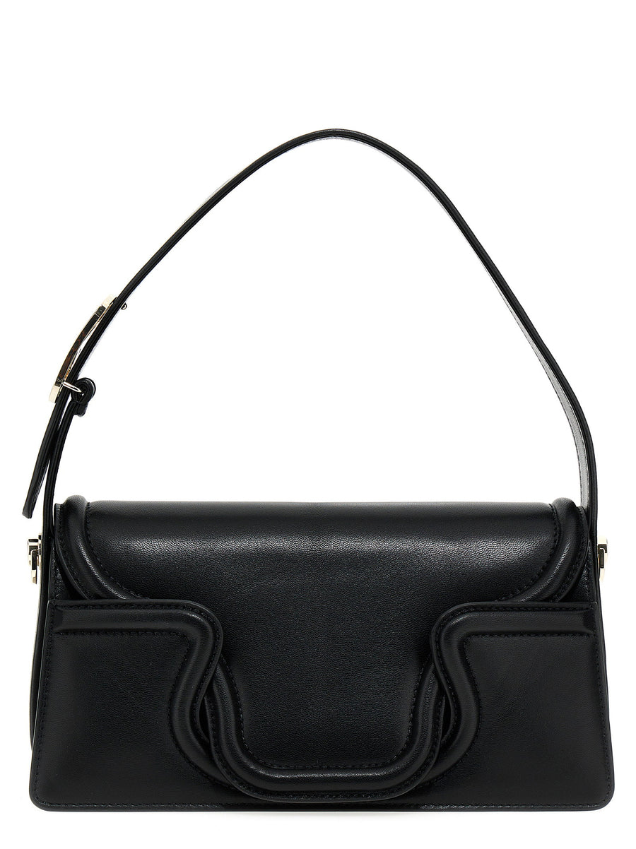 Valentino Garavani Le Grand Deuxième Shoulder Bag — Black
