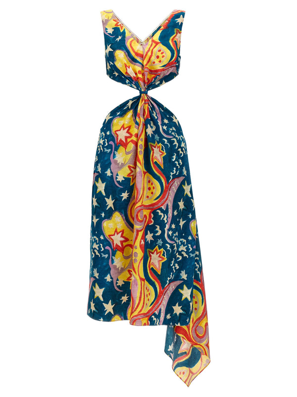 Marni No Vacancy Inn Dress — Navy