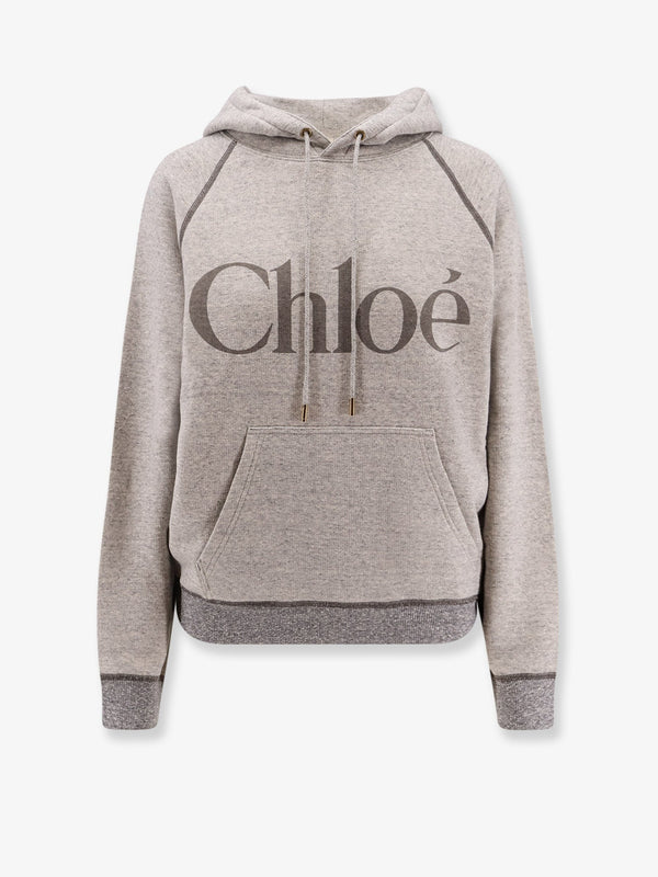 Sweatshirt Cotton-Blend Grey Sweatshirts