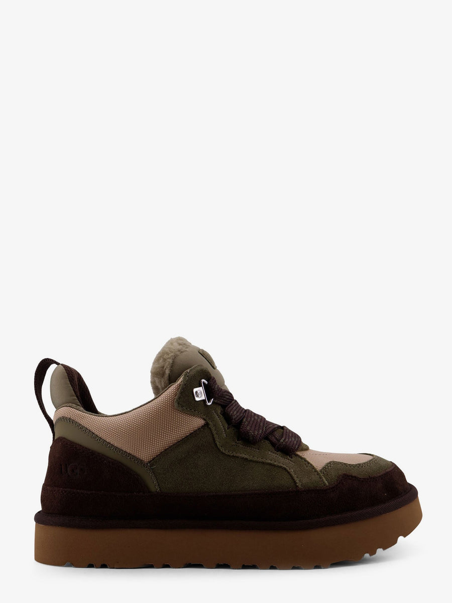 Lowmel Suede And Nylon Sneakers Green Trainers