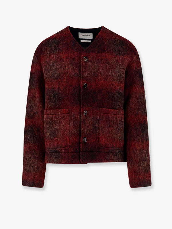 Italian Fabric Blazer Red Shell: Wool Blazers